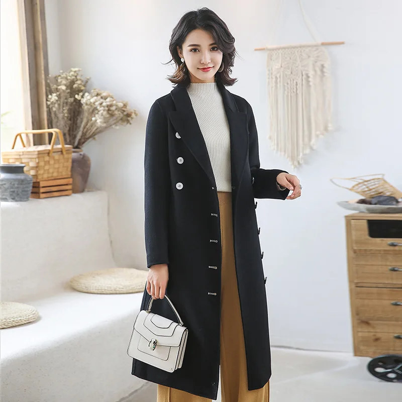 

JCHB 2021 100% Wool Coat Women Autumn Winter Female Jacket Korean Ladies Coats and Jackets Fashion Elegant Casaco Feminino Pph1