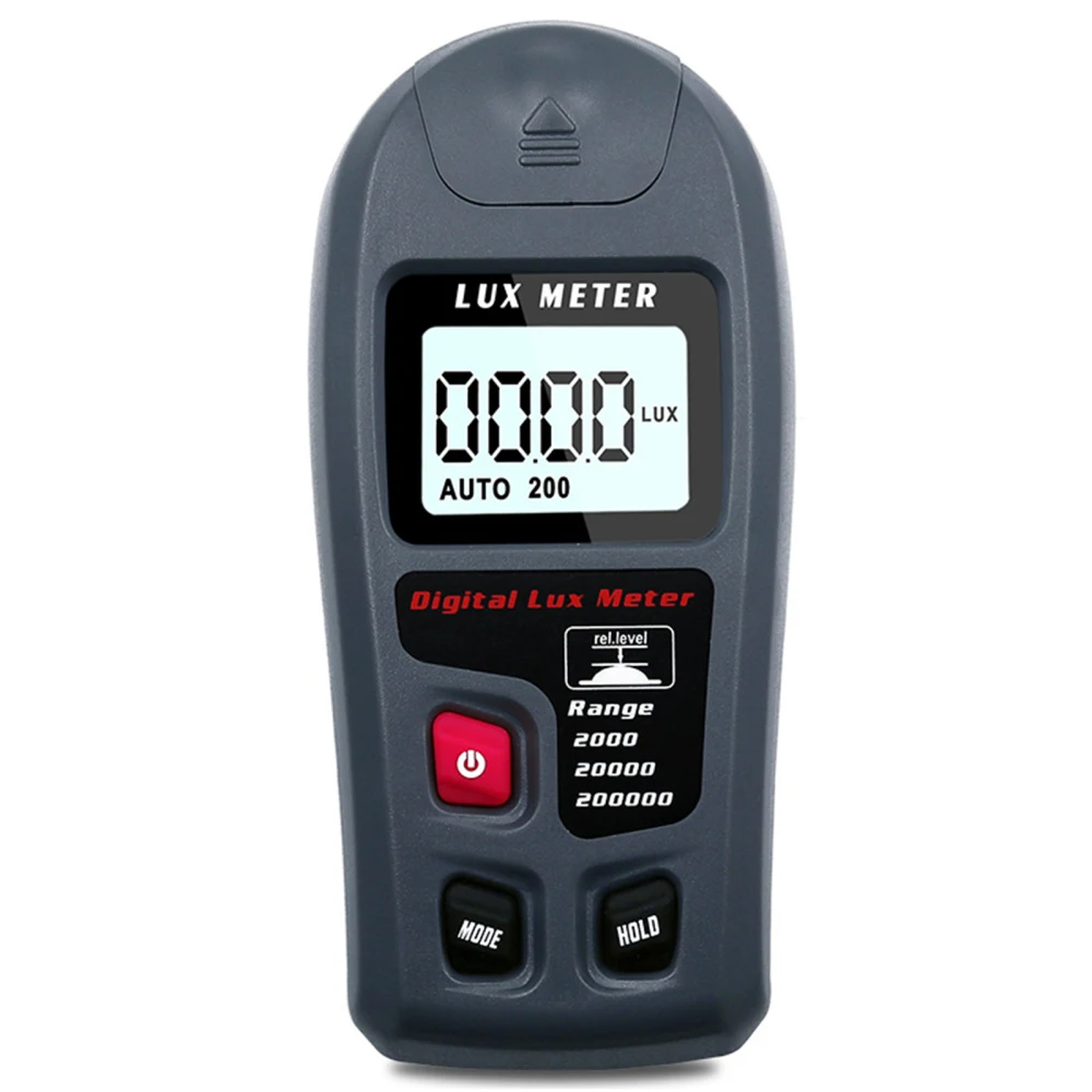 

Light Sensor Lux / Fc Photometer Illuminometer Instrument Gray Tools LCD Pocket Design Convenient Analyzer Electronic Equipment