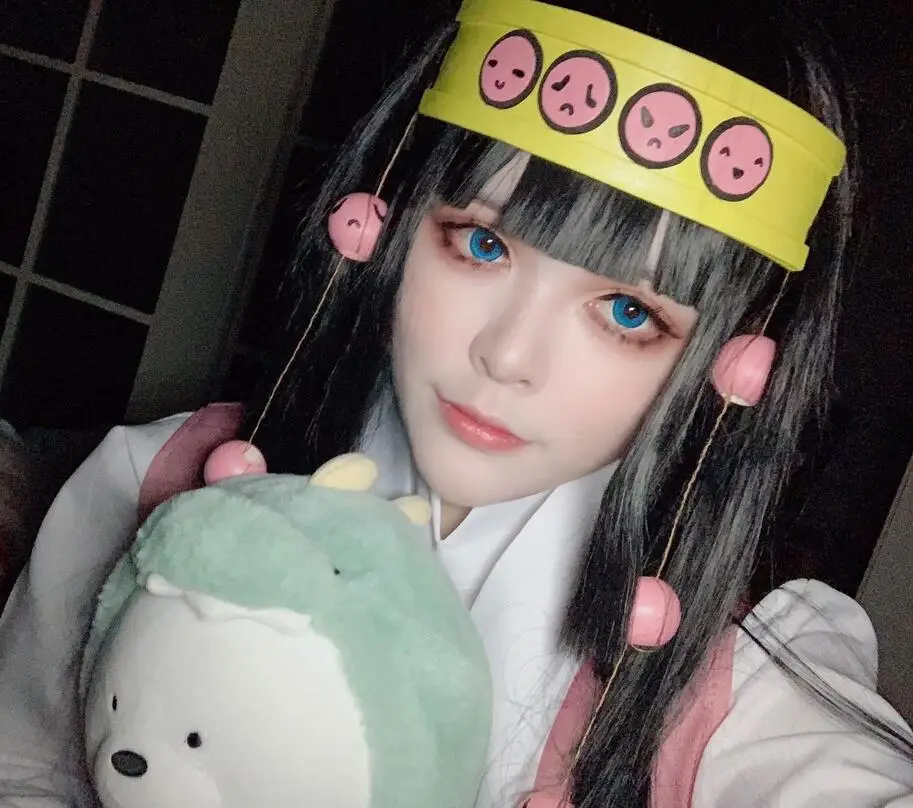 Hunter X Cosplay Costume HUNTER x Alluka Zoldyck cosplay costume CLOTHES WIG HAIR Aruka Zorudikku |