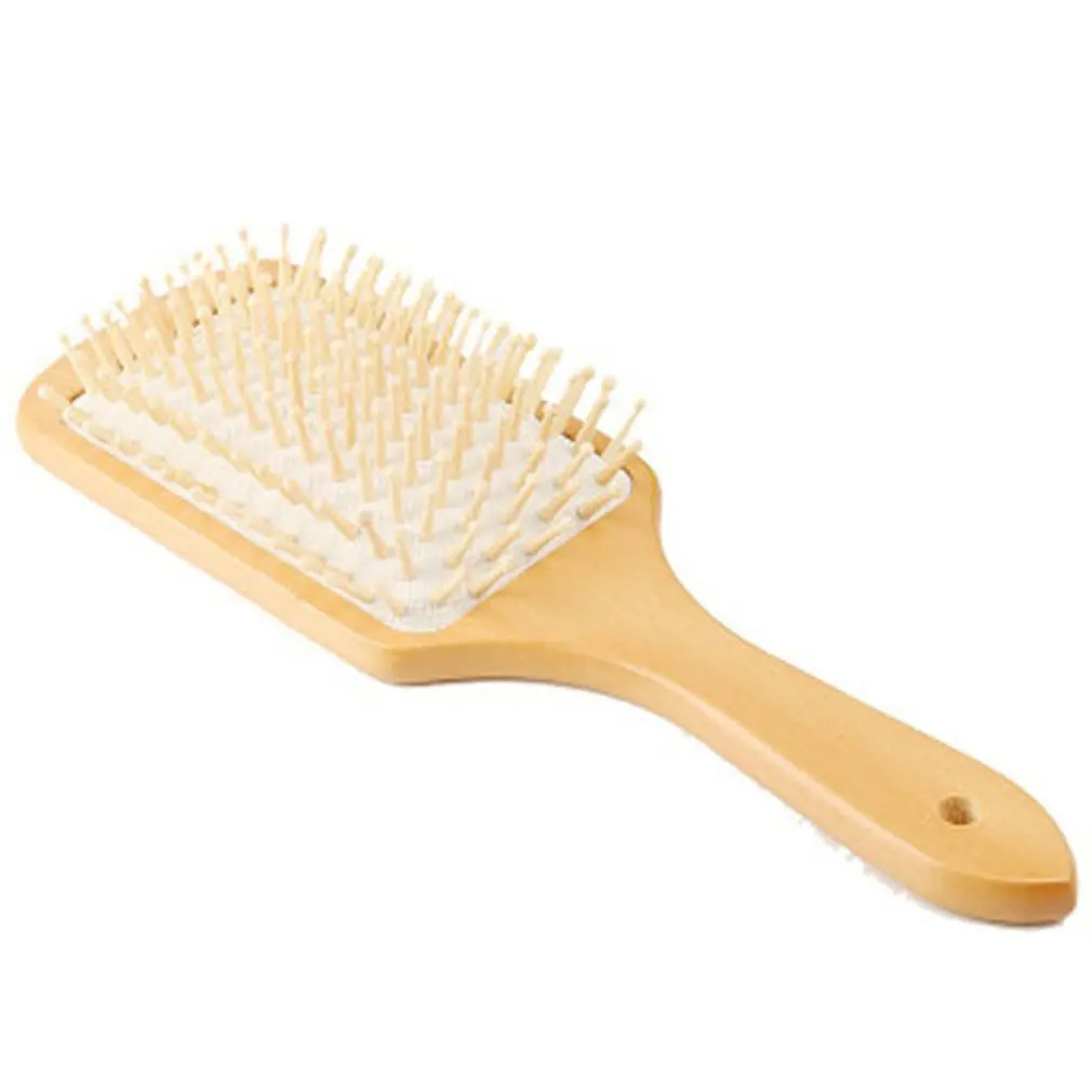 

Wooden Combs Detangle Paddle Hair Scalp Air Massager Comb Hairbrush Cushion Comb Barber Accessories Styling Tools