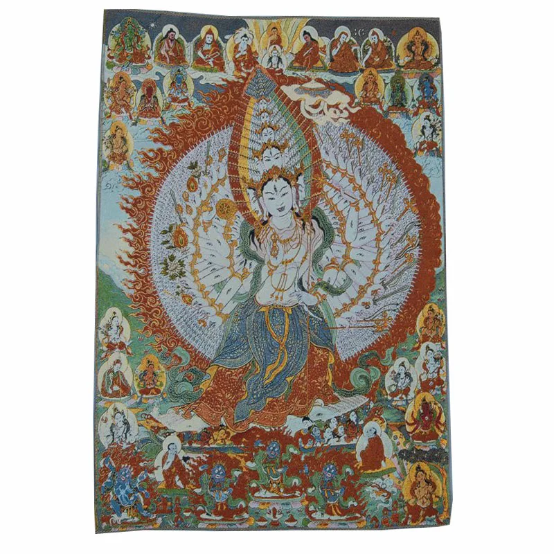 

Avalokitesvara Будда Тибетский гобелен настенная ткань для спальни фоновая настенная ткань