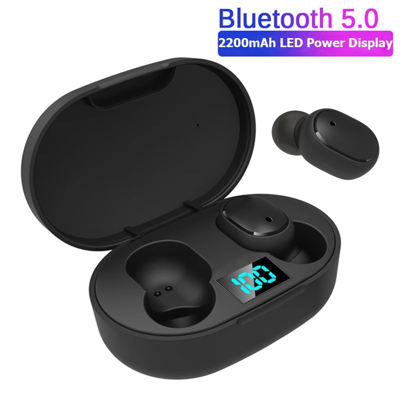 E6S Bluetooth наушники PK Redmi Airdots беспроводные 5 0 TWS с шумоподавлением микрофон для iPhone