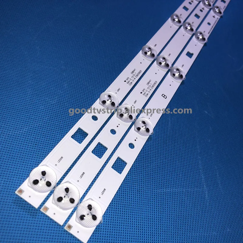 LED backlight strip for So ny 32inch 8led KDL-32RM5B KDL-32R430B 1-889-675-12 for1-889-675-12 IS4S320DNO01 3pcs=1set | Лампы и