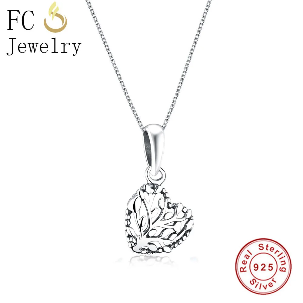 Женская/Мужская цепочка из серебра 925 пробы с подвеской Дерево жизни | Украшения и