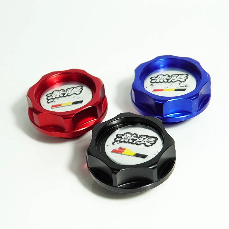 Алюминиевая масляная Крышка для гоночного автомобиля Mugenn крышка топливного бака