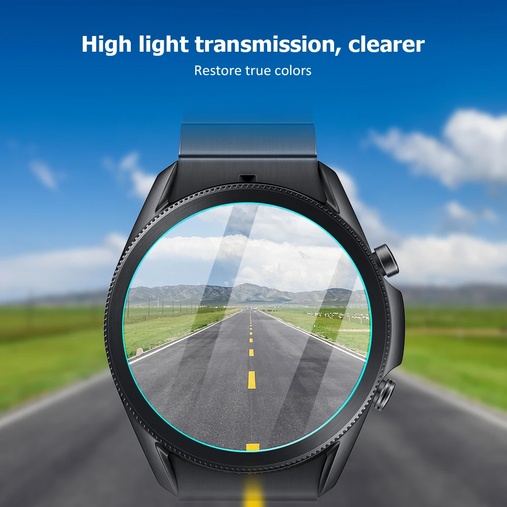 

3PCS Clear Protective Glass For Samsung Watch 3 41 45 mm Screen Protector Full Film Tempered Glass for Samsung Watch 3 41mm 45mm