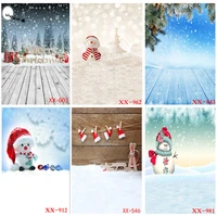 christmas theme photography background winter snowman elk children portrait backdrops for photo studio props 2157 yxfl 72