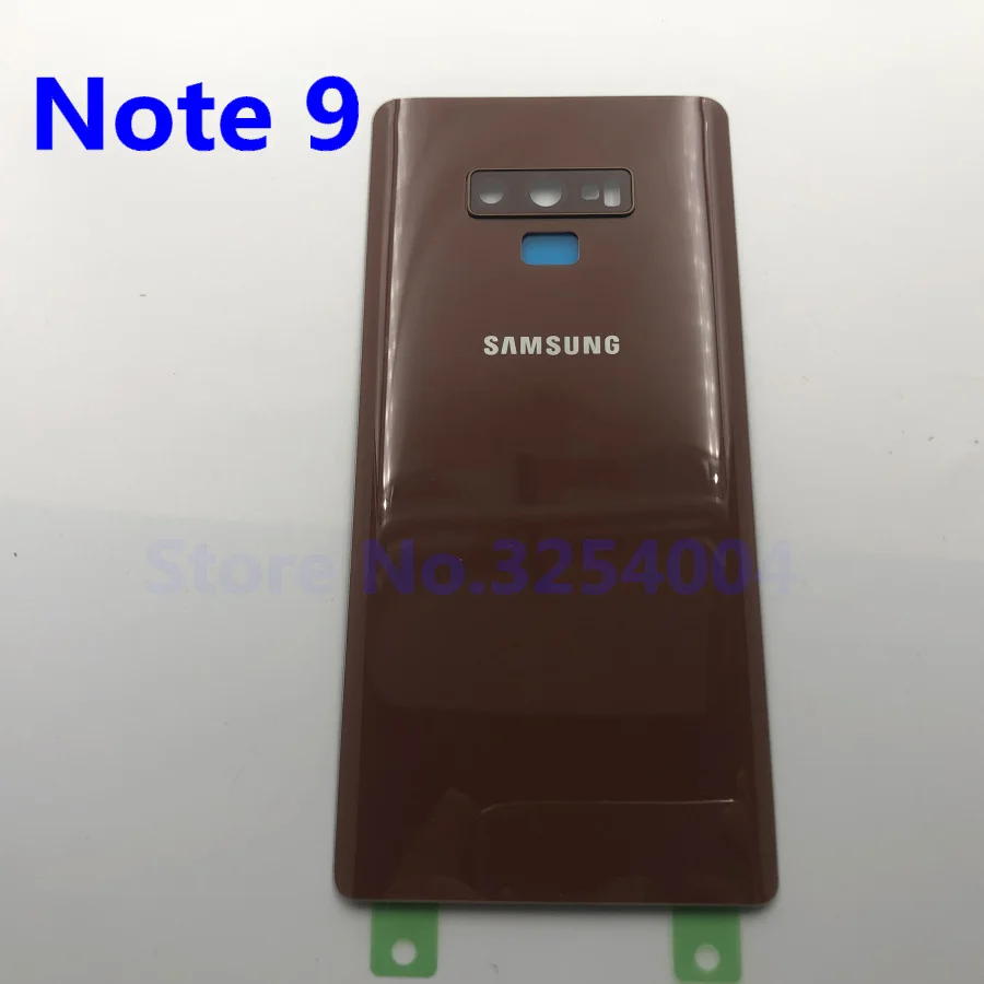 Note 9 copper Note9 чехол на заднюю батарейку для samsung Galaxy Note 9 N960 N960F N9600 задняя крышка на стекло+ объектив для камеры - Цвет: Note 9 copper