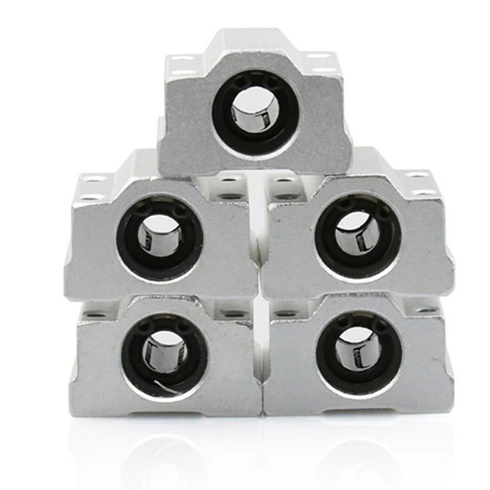 5pcs new scs8uu linear slider linear bearings for anet a8 a8 plus fdm 3d printer spare parts accessories free global shipping