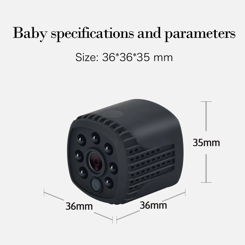Мини камера видеонаблюдения 2 МП 1080P с ночным видением|Компактные видеокамеры| |