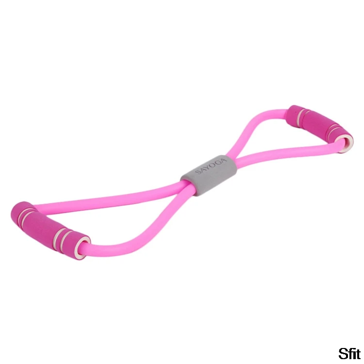 2020 горячая Йога резинки Фитнес сопротивлением 8 слово грудь веревка Тренировка