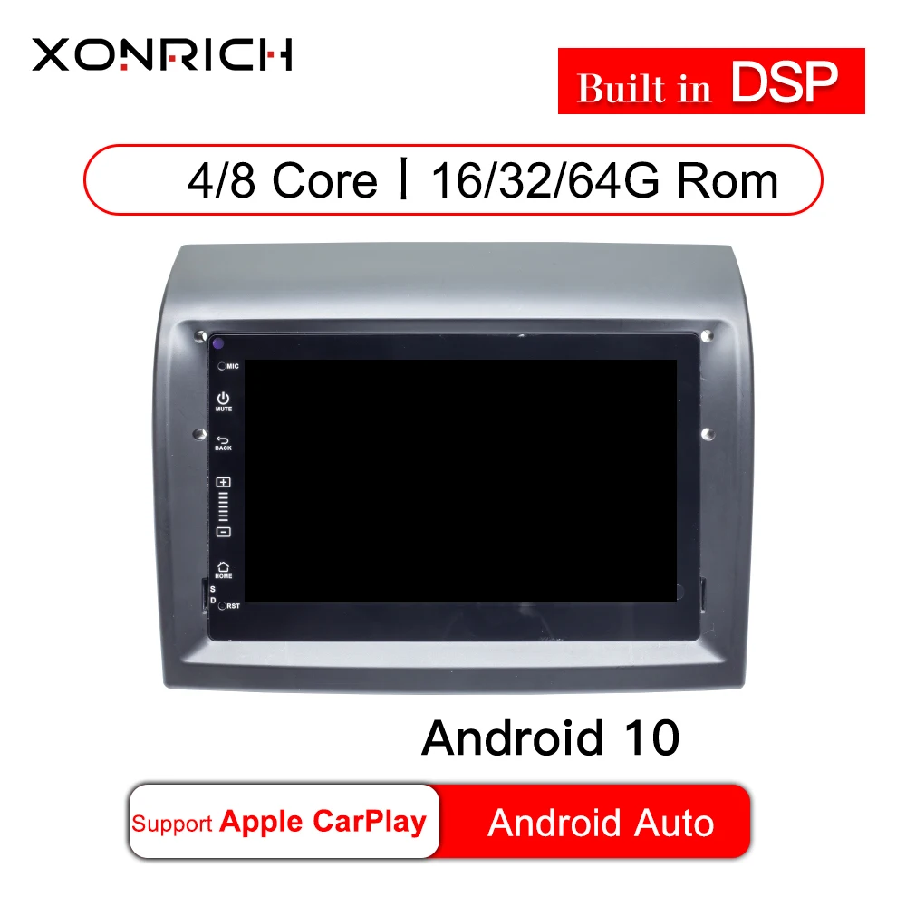 Автомобильный мультимедийный плеер 7 дюймов автомагнитола на Android 10 для Fiat Ducato