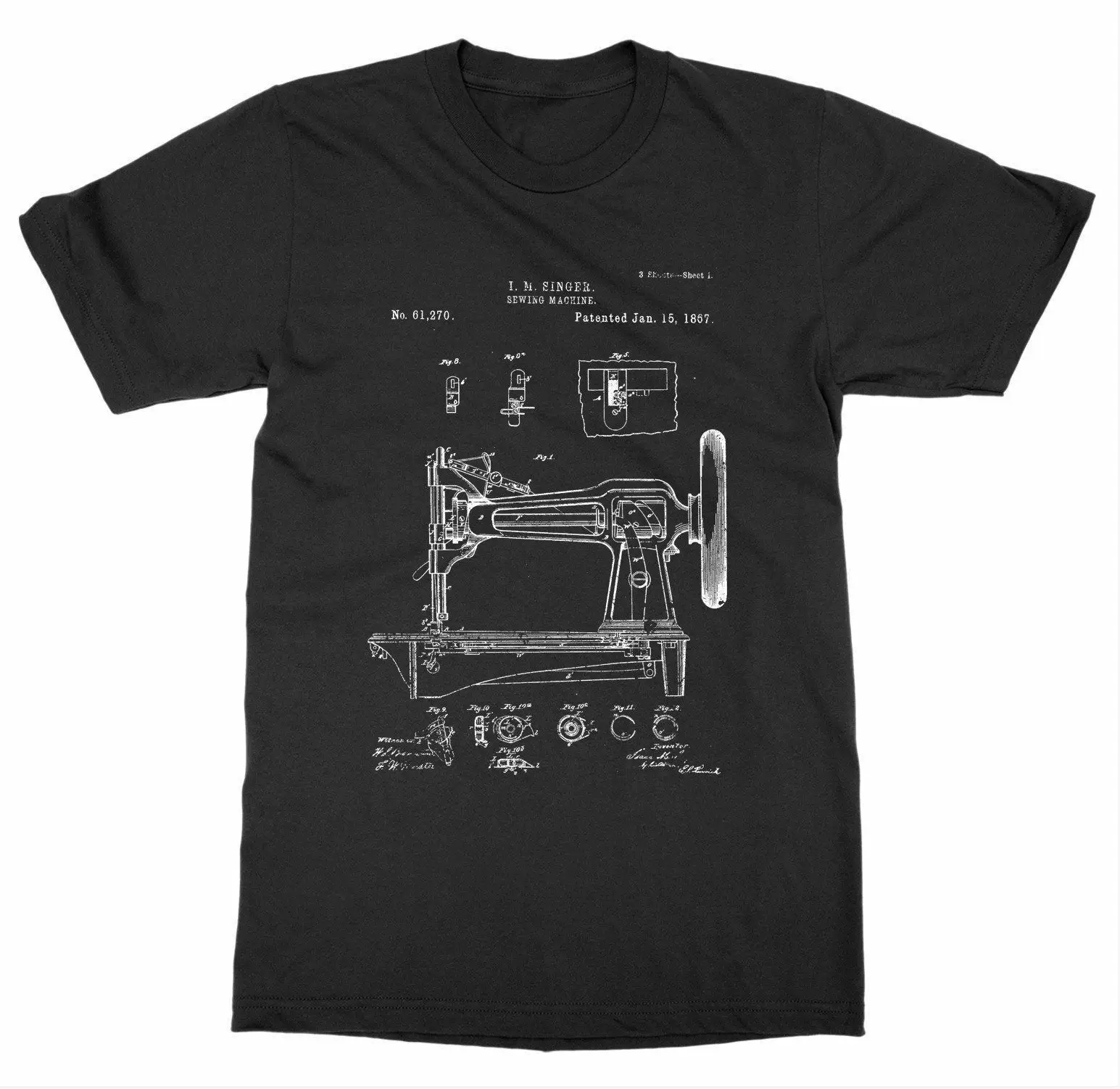 Швейная машина разборная конструкция Рисунок деталей изобретение I'm Singer патент