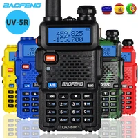 2pcs baofeng uv 5r walkie talkie 5w dual band two way radio uv 5r amateur portable cb ham radio vhfuhf transceiver intercom 5r