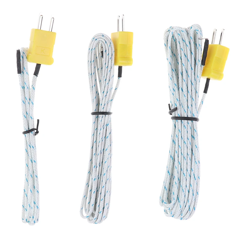 

1Pcs High Quality Wire Temperature Test K-type TP-01 Thermo Sensor Probe For TM-902C TES-1310