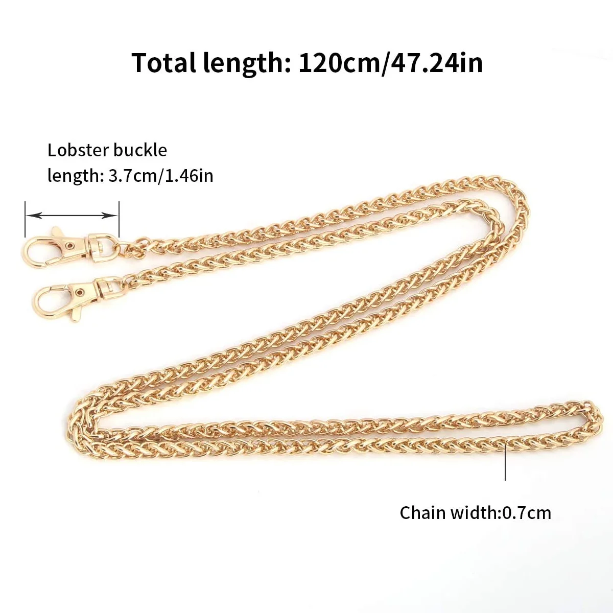 Кошелек цепи Замена DIY сумка на плечо через с металлической цепочкой Сумочка цепь