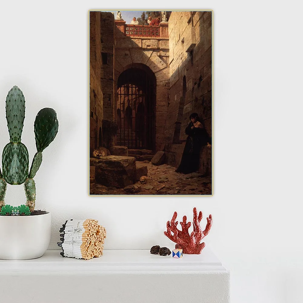 

Vasily Polenov "Caesar"s Fun" Classical Canvas Oil Painting Aesthetics Artwork Picture Wall Backdrop Decor Home Decoration