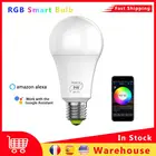 Умная светодиодсветильник лампа Magic 9 Вт E27 RGB Wi-Fi, 85-265 в, автоматическая лампа для работы с ALexa Google Home