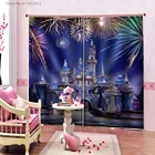 Шторы Disney Ночной замок, 3D светонепроницаемые, для спальни, гостиной, кухни, компьютера, украшения для дома для детей, подарок для детей