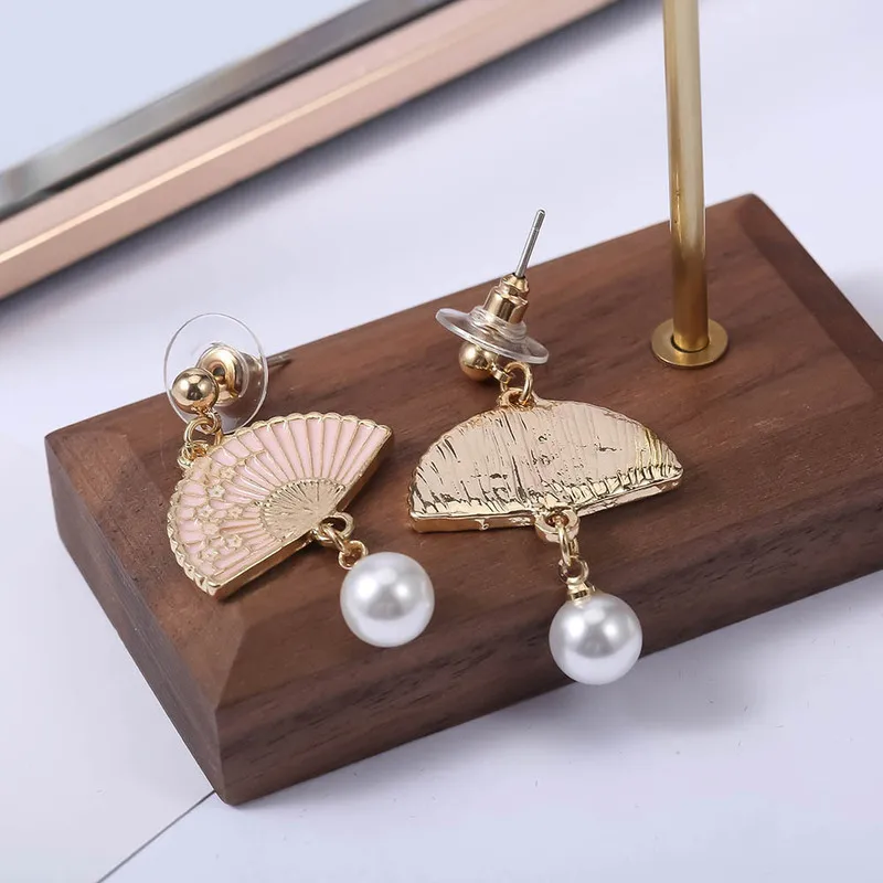 Этнические стильные креативные винтажные веерообразные ювелирные изделия для