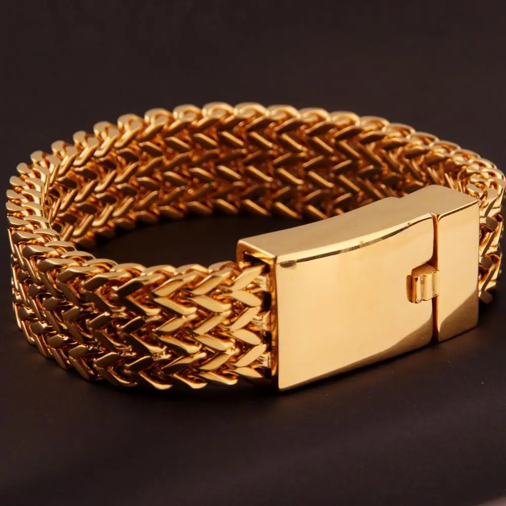 

Браслет мужской из нержавеющей стали, 18 мм