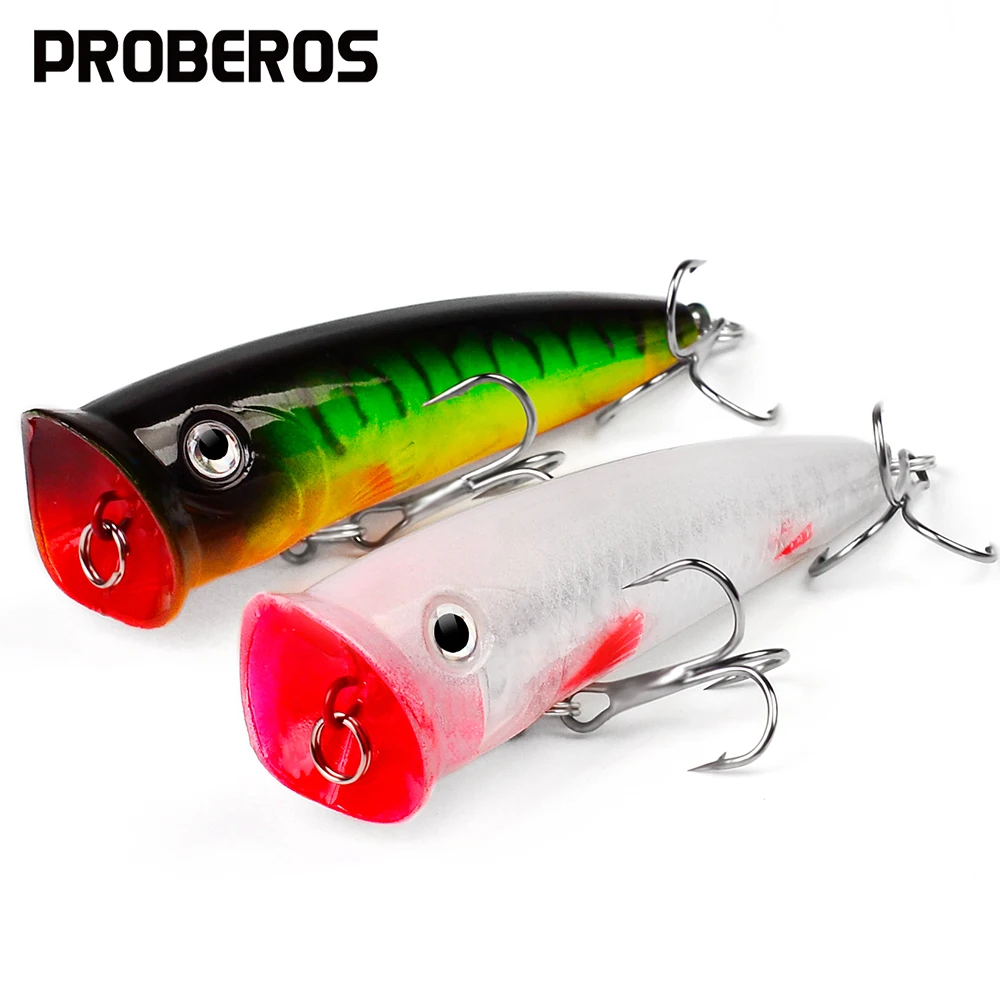 

PROBEROS 1 шт. топвотер Поппер 7,5 см-10,5 г искусственная жесткая приманка