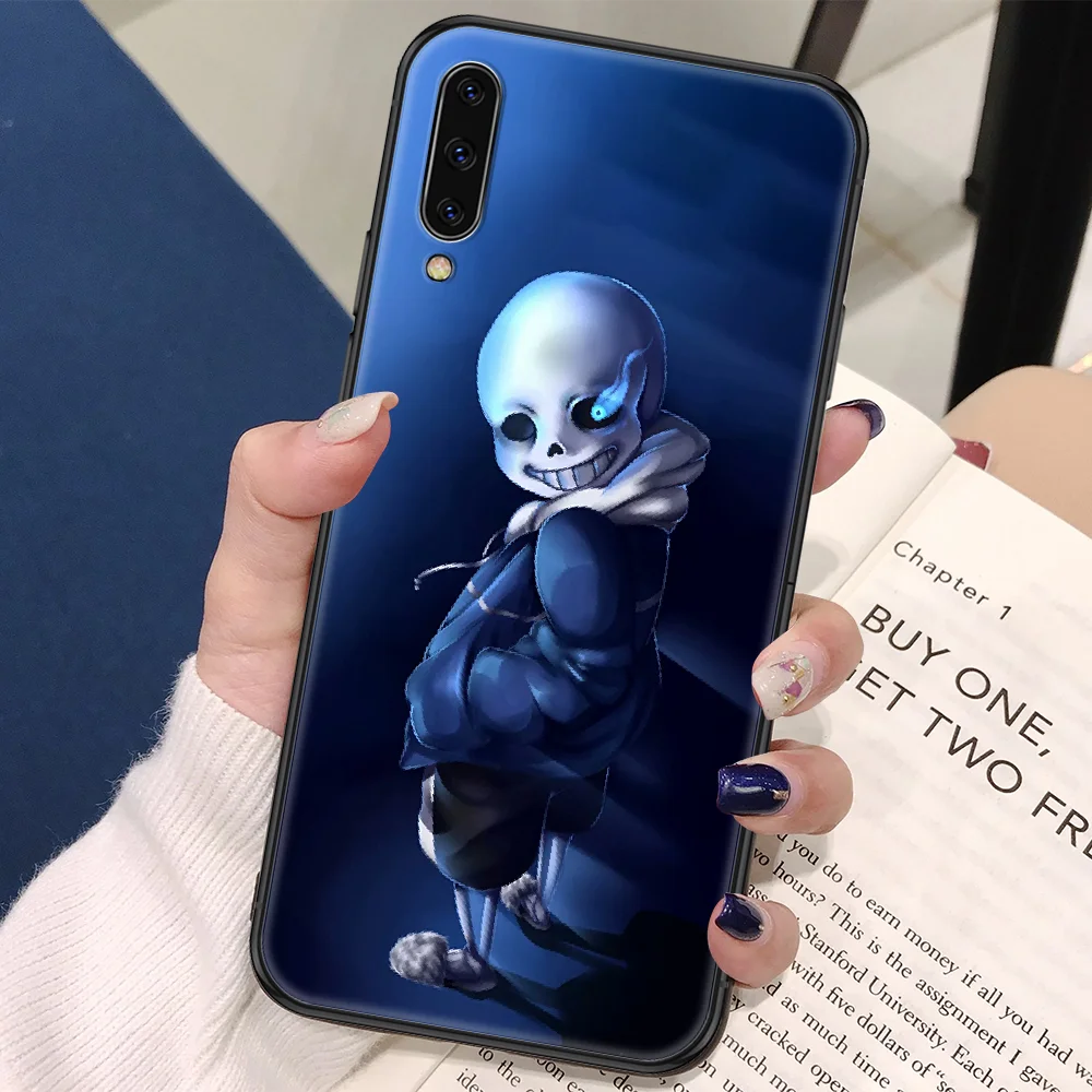 Undertale sans doggo Phone Case For Samsung Galaxy A10 A12 A20E A21S A30 A32 A40 A50 A51 A52 A70 A71 A72 A5 A6 A7 2016 20 black | Мобильные