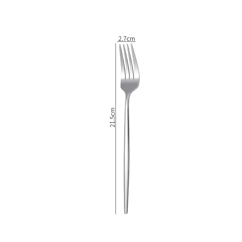 Handle stainless steel cutlery set with fork knife and spoon for Tableware | Dinnerware Sets