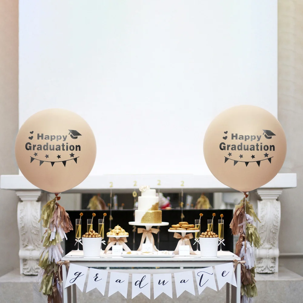 1 комплект 6 шт. черный Выпускной наклейки на воздушные шары самоклеящиеся