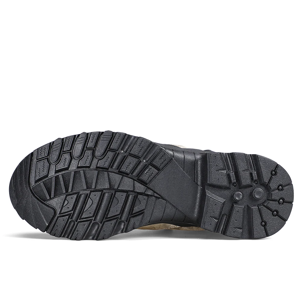 HUMTTO Outdoor Hiking Boots Men Climbing Shoes Tactical Hunting Camping Trekking Mountain Sports Cushioning Sneakers Big Size