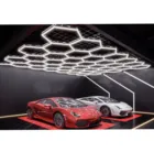 6*6 м шестигранный светодиодный рабочий потолочный светильник, настенный светильник, настраиваемый модульный светильник для украшения дома, автомобиля, гаража