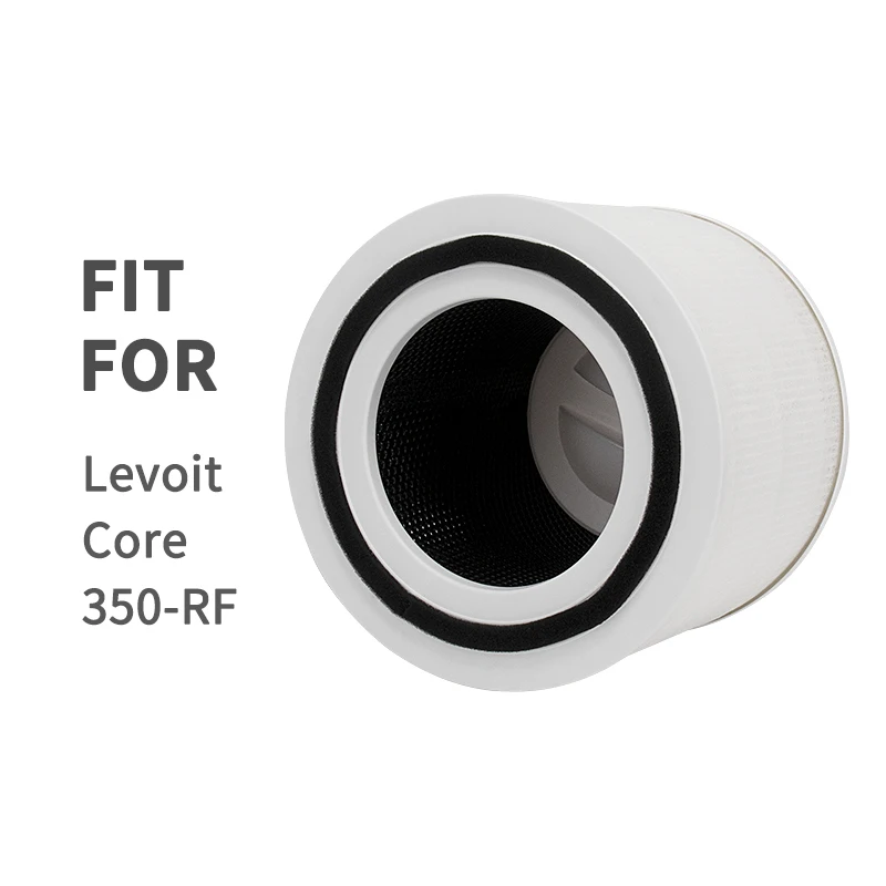 

Air Purifier Filters Cylinder Filter Replacement For Levoit Core 350-RF H13 HEPA and Activated Carbon High-Efficiency Pre-Filter