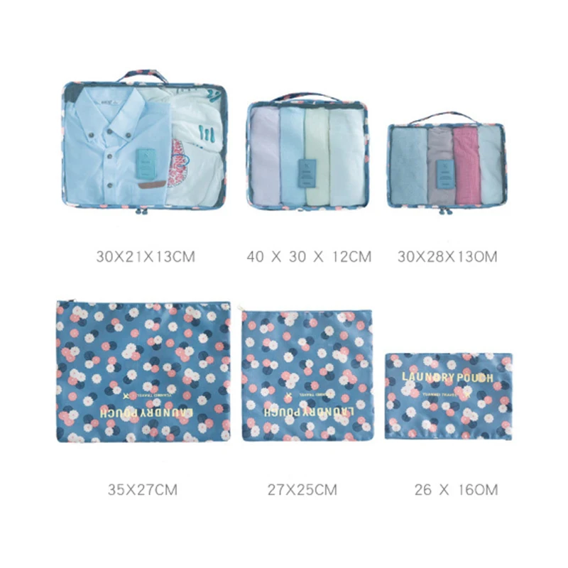 6 шт. дорожный органайзер для багажа | Дом и сад