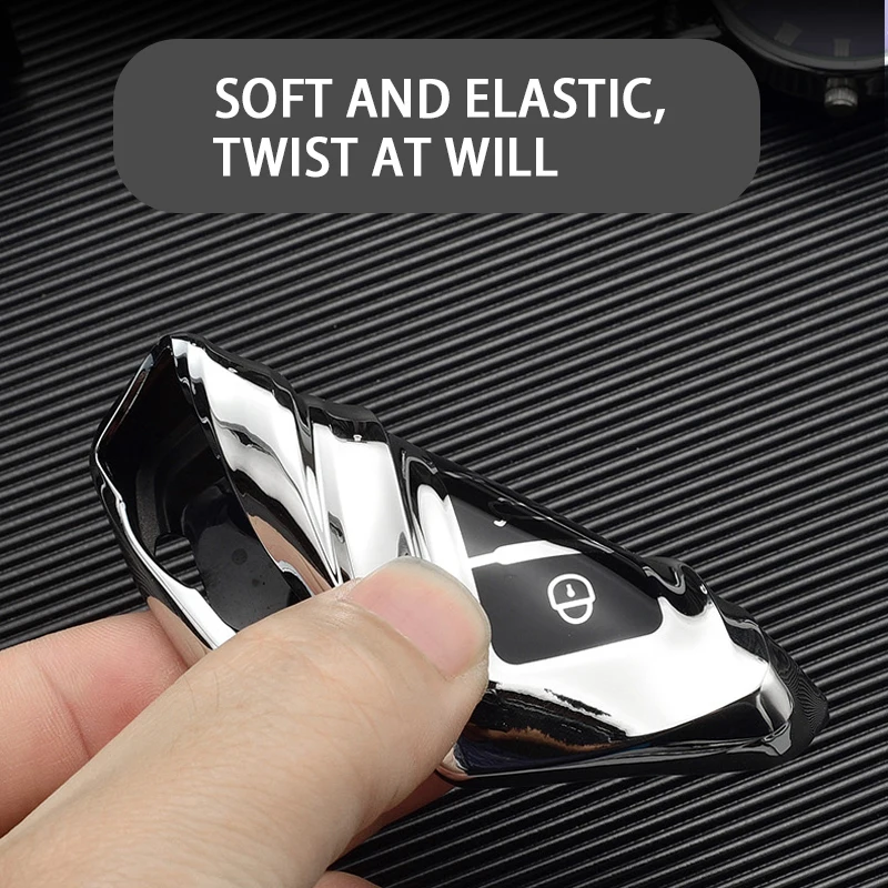 Мягкий чехол для автомобильного ключа из ТПУ Geely Coolray Atlas Boyue NL3 Emgrand X7 EX7 SUV GT GC9 Borui