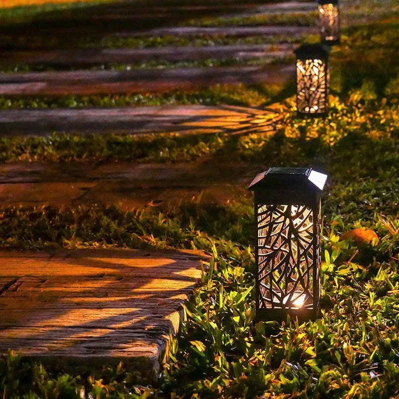 

Solar Garden Lights, 8 Pack Decorative Landscape Lighting Solar Powered Light for Yard Garden Patio Lawn Backyard