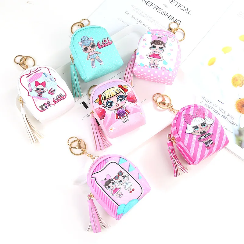 

lol surprise dolls Gift toy earphone bag cartoon peripheral toy coin bag gift key small wallet cartoon coin purse lol dolls