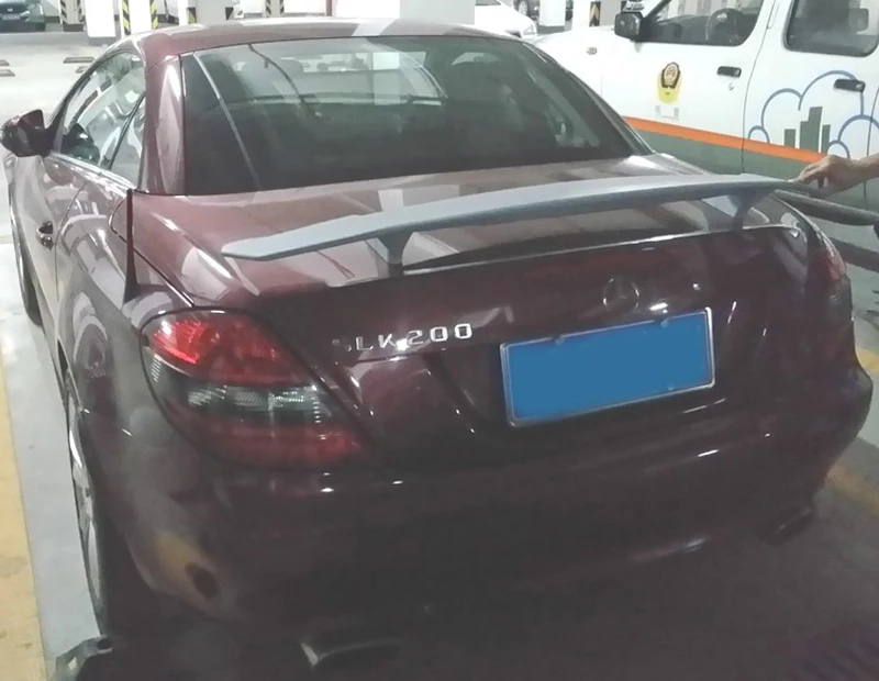 Неокрашенный задний спойлер из АБС пластика для Mercedes R171 R172 крыло Benz SLK Class 2006 2013