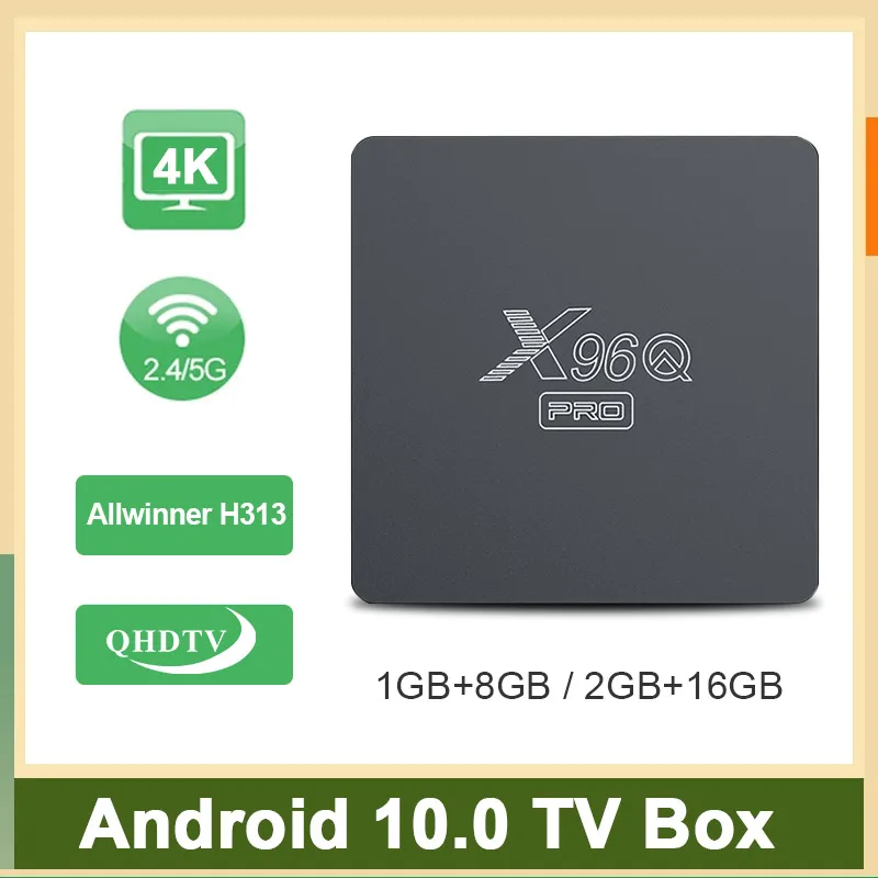 ТВ-приставка X96Q PRO IPTV Android 9 0 2 4 ГГц/телефон двойной Wi-Fi 4K qhdtv Smart TV android приставка iptv