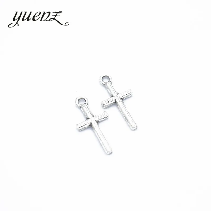 75 шт. модные подвески металлический крест кулон diy ювелирные изделия ожерелье