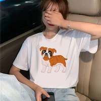 funny dog printed t shirt women 90s graphic t shirt harajuku tops tee cute short sleeve animal tshirt female tshirts