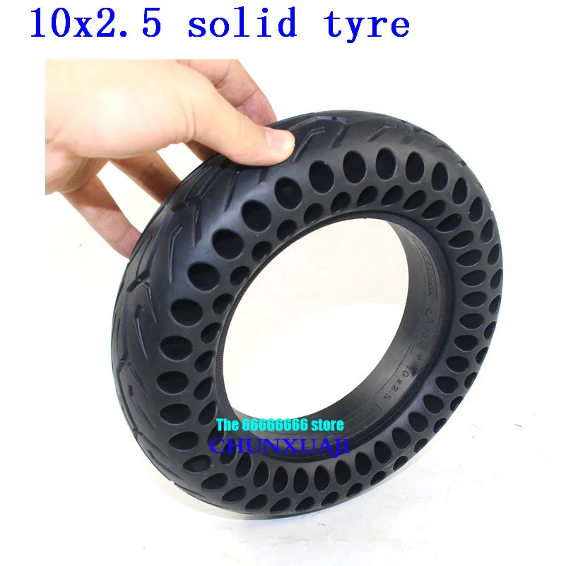 10 inch10x2.50 10x2 25 сотовые твердые шины подходит для электрического скутера