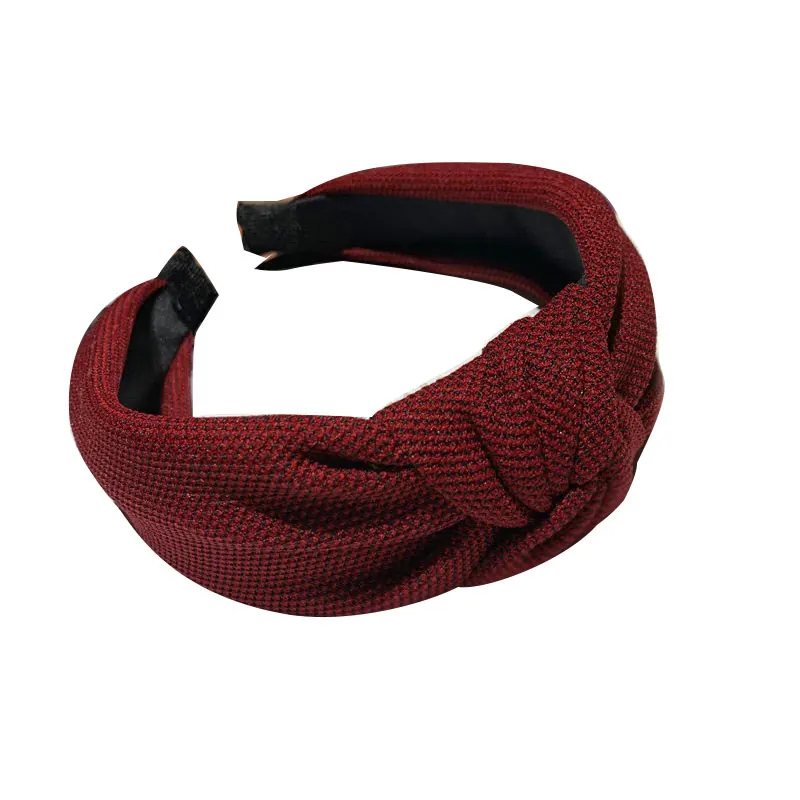 Корейский женский вязаный широкий ободок для головы аксессуар волос| |