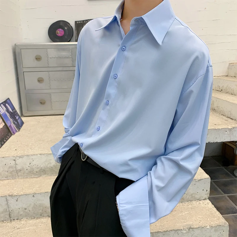 Новинка 2019 Ранняя осень Корейская версия пары свободная Мужская однотонная