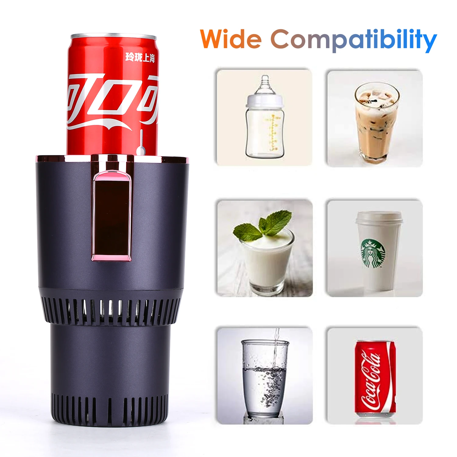 Умная Автомобильная чашка 2 в 1 подогреватель и кулер электрический нагреватель