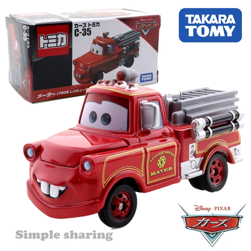 Модель автомобиля Tomy Tomica Disney Pixar модель модели (TOON Rescue) Hot Pop Kids |