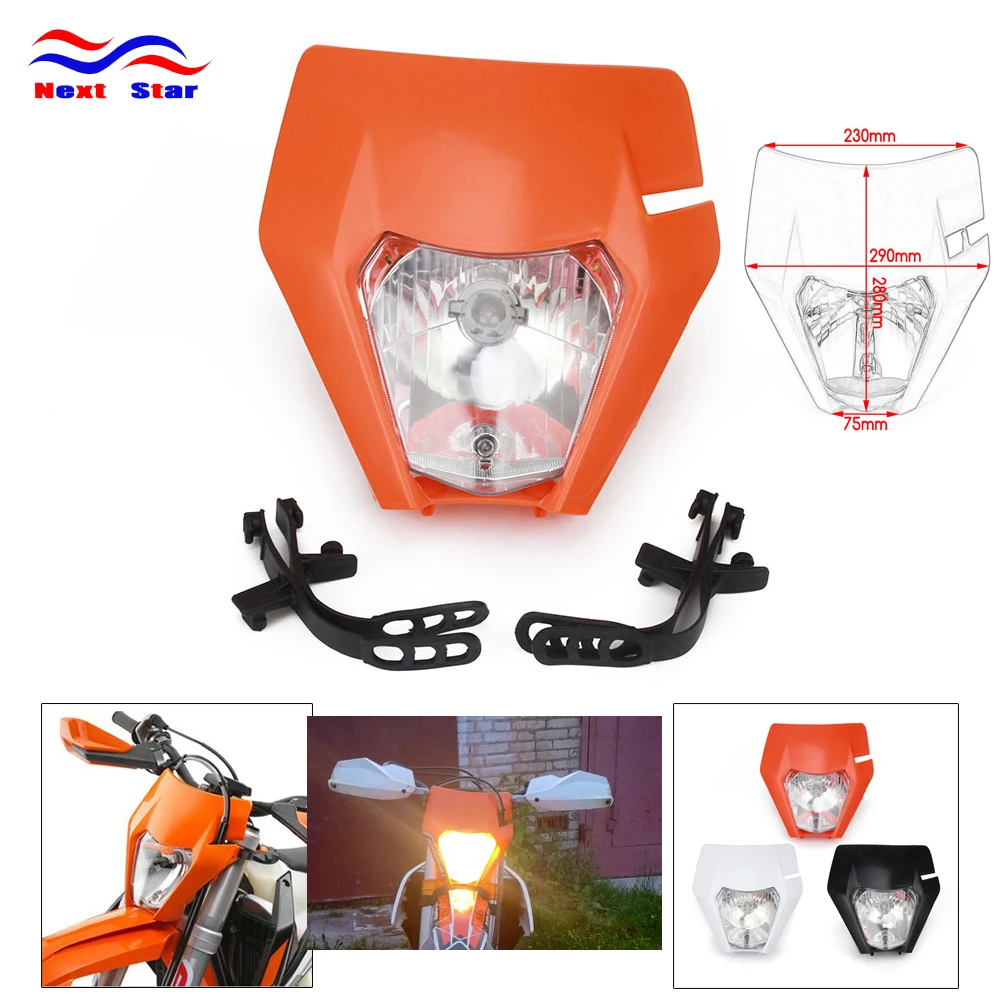 Мотоцикл S2 головной светильник налобный фонарь для KTM SX EXC XCF SXF XC SMR CR YZF DRZ