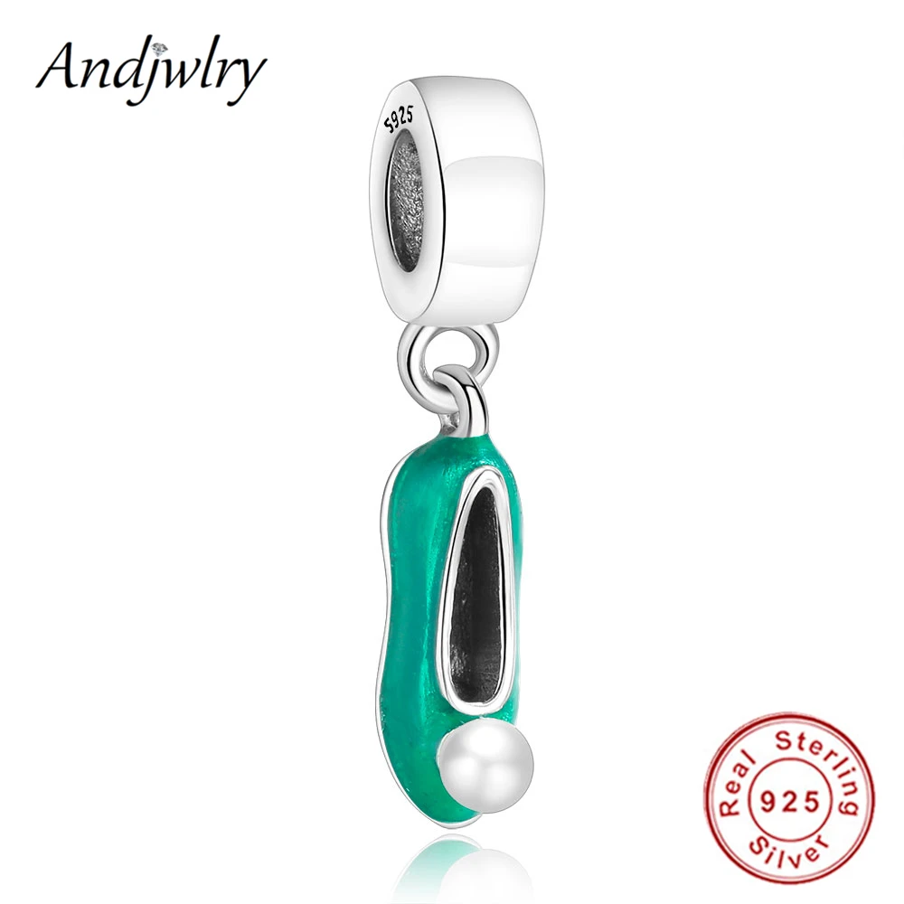 Новинка 2018 подвеска в виде колокольчика с зеленой эмалью и белым жемчугом