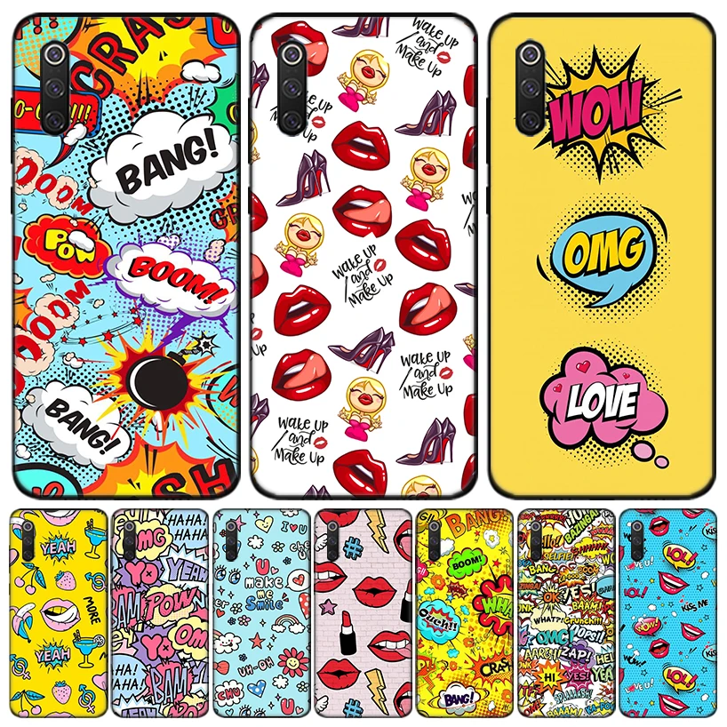 

POP Art Phone Case Funda For Xiaomi Redmi Note 10 Pro 10S 9 9S 8 8T 8 Pro 9A 9C 8A 7 7A 6 6A K20 Cover Coque Capa