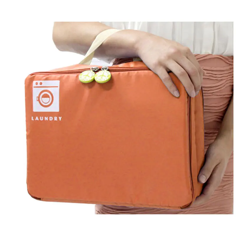 

Medium Size 2 Compartments Travel Accessories Packing Cube Waterproof Luggage Packing Organizer Bag for Clothes Laundry