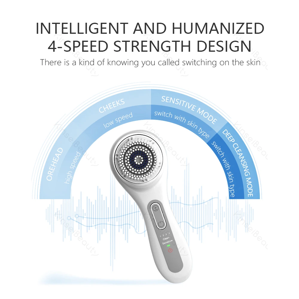 Beste Gezichtsreiniging Borstel Elektrische Gezichtsreiniger Sonic Reiniging Gezicht Massager Brush Ultra Sonic Gezicht Peel Reinigingsmachine